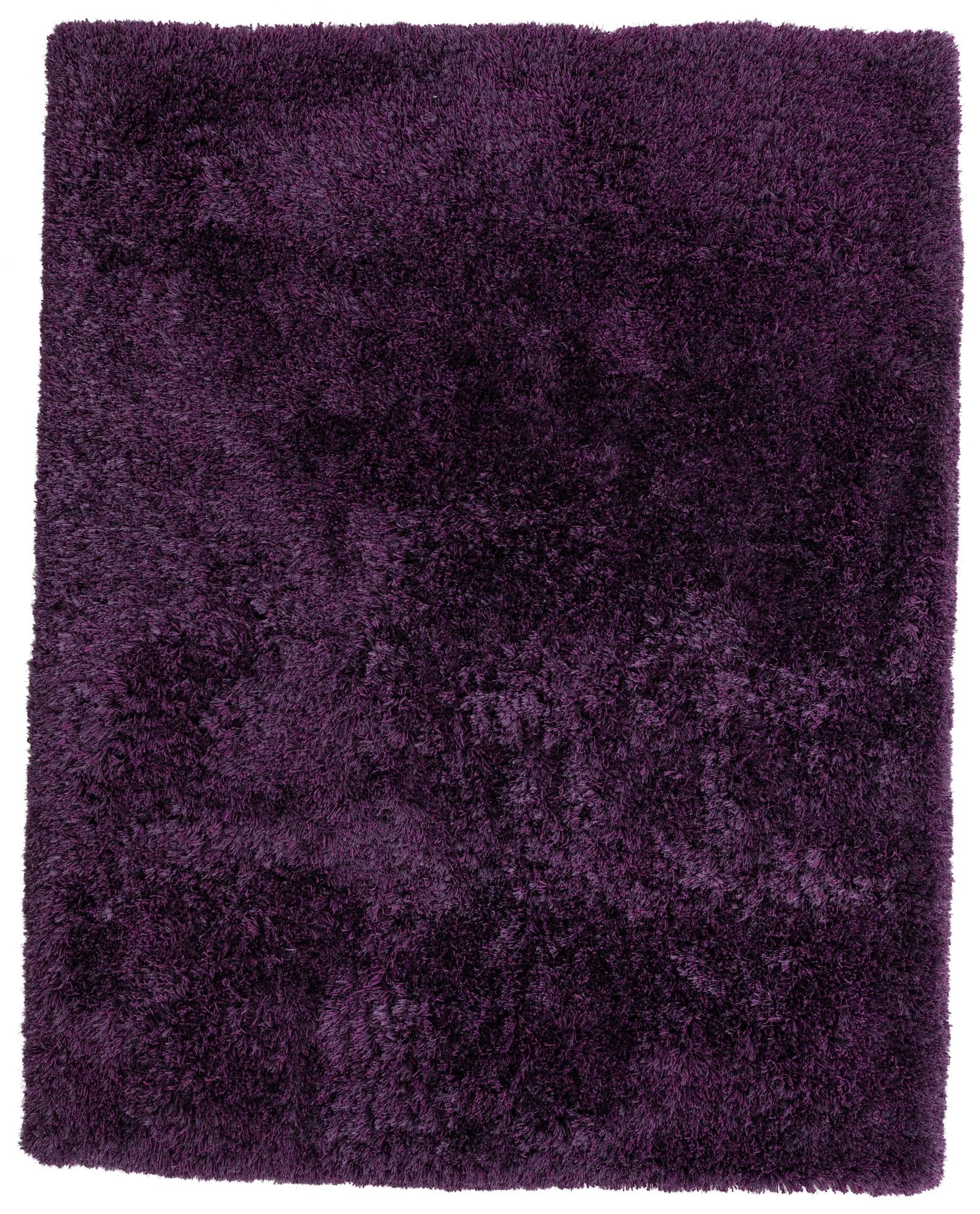 Purple 5' 1 x 6' 7 Solid Shag Rug | Rugs.com