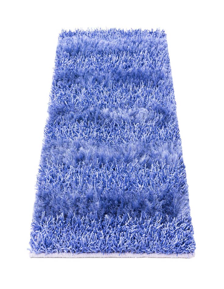 Detail image of  2' 5 x 4' 6  Hand Knotted Solid Shag Oriental Rug