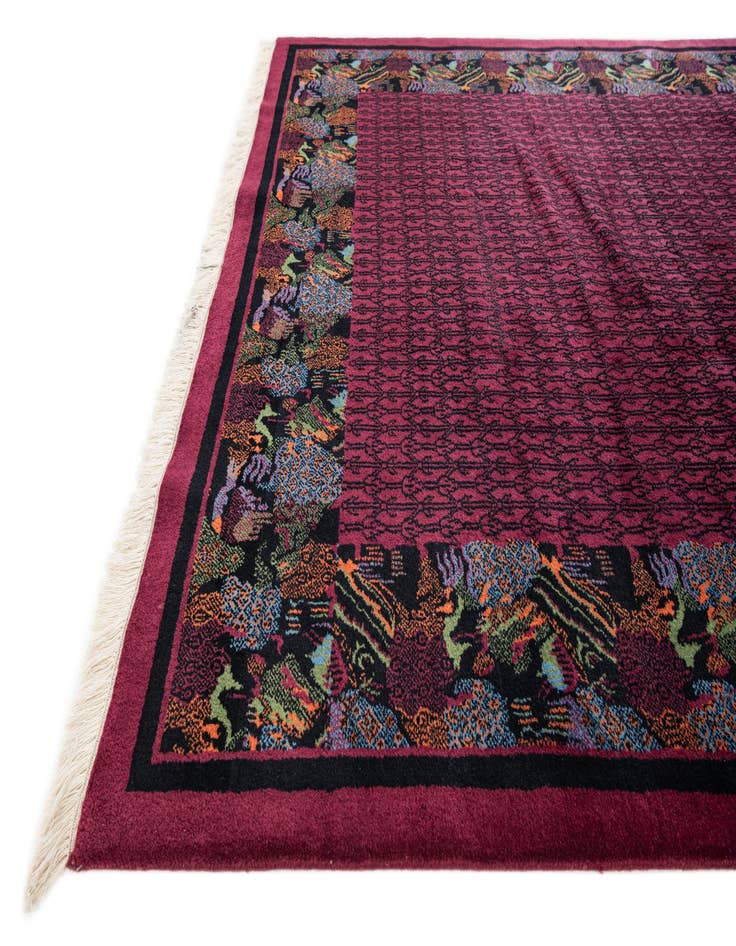 Detail image of  6' 4 x 9' 4  Hand Knotted Tibet Wool Rug