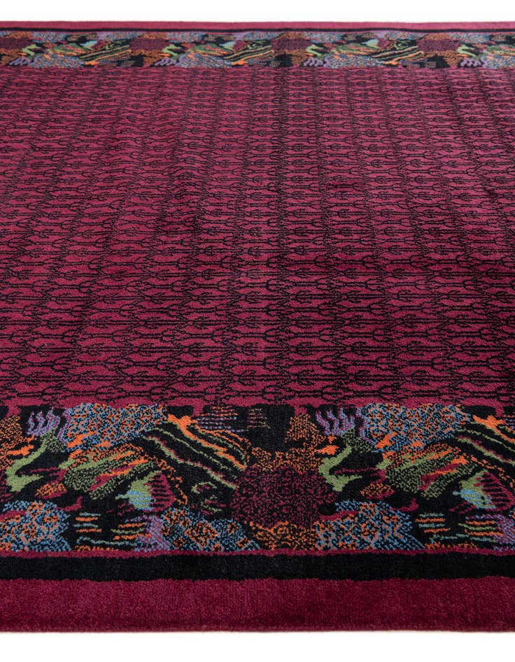 Detail image of  6' 4 x 9' 4  Hand Knotted Tibet Wool Rug