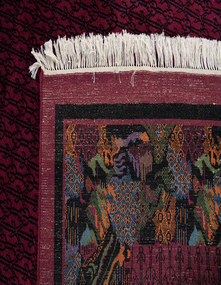 Detail image of  6' 4 x 9' 4  Hand Knotted Tibet Wool Rug