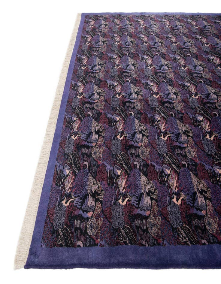 Detail image of  7' 8 x 10'  Hand Knotted Tibet Wool Rug