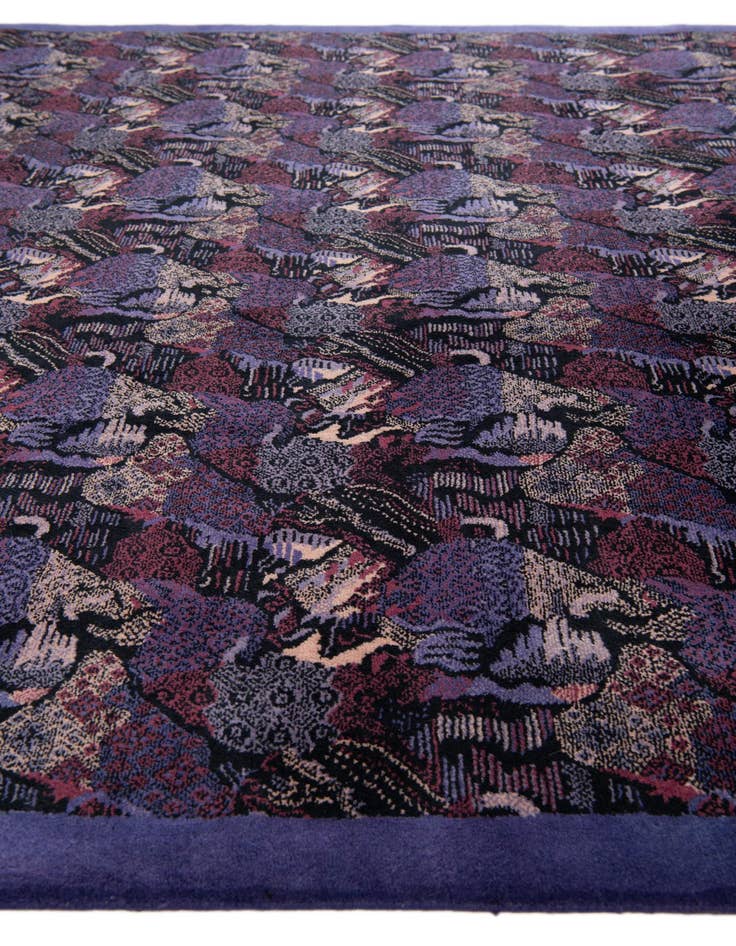 Detail image of  7' 8 x 10'  Hand Knotted Tibet Wool Rug