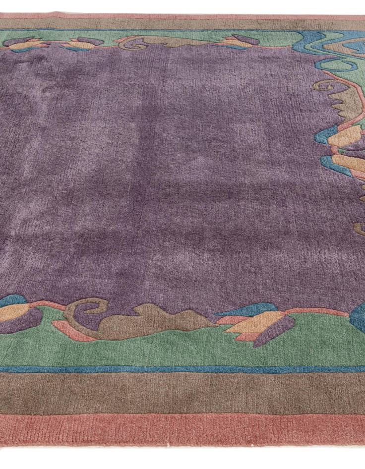 Detail image of  6' 7 x 8' 2  Hand Knotted Tibet Wool Rug