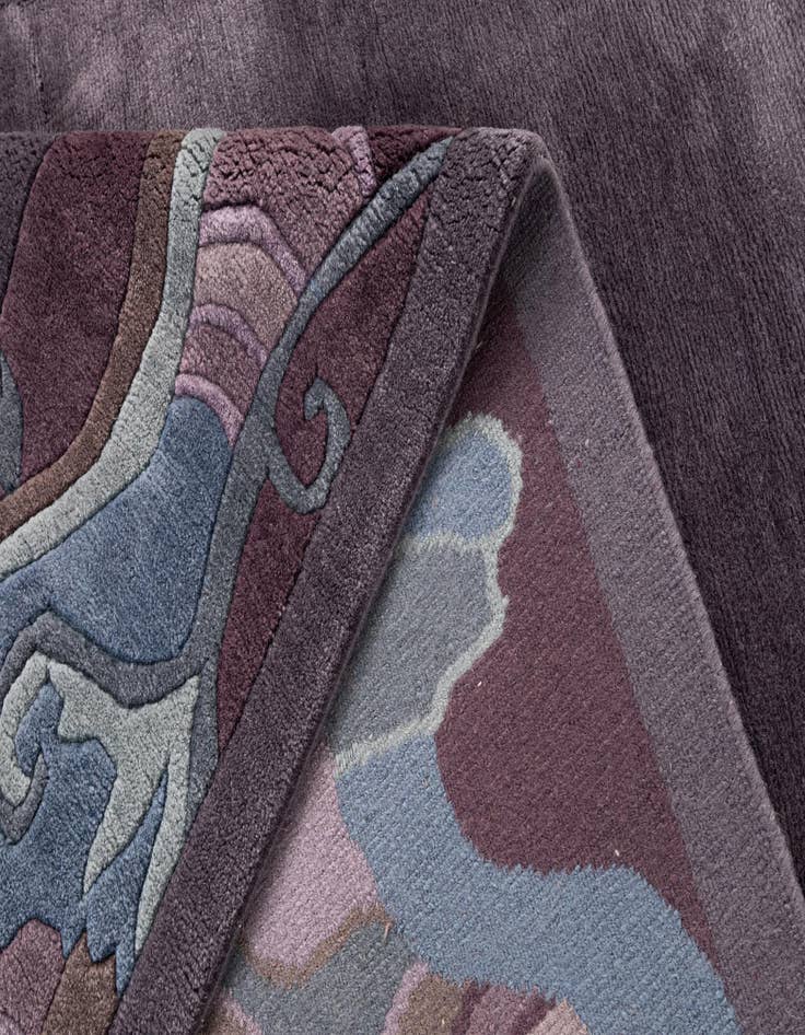 Detail image of  6' 9 x 8' 6  Hand Knotted Tibet Wool Rug