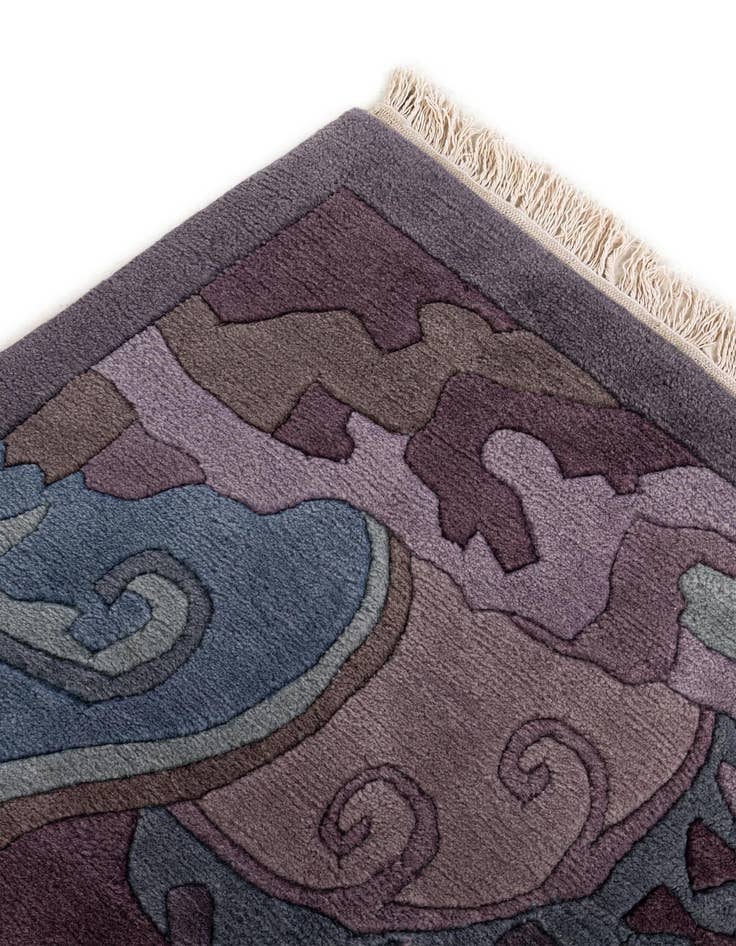 Detail image of  6' 9 x 8' 6  Hand Knotted Tibet Wool Rug