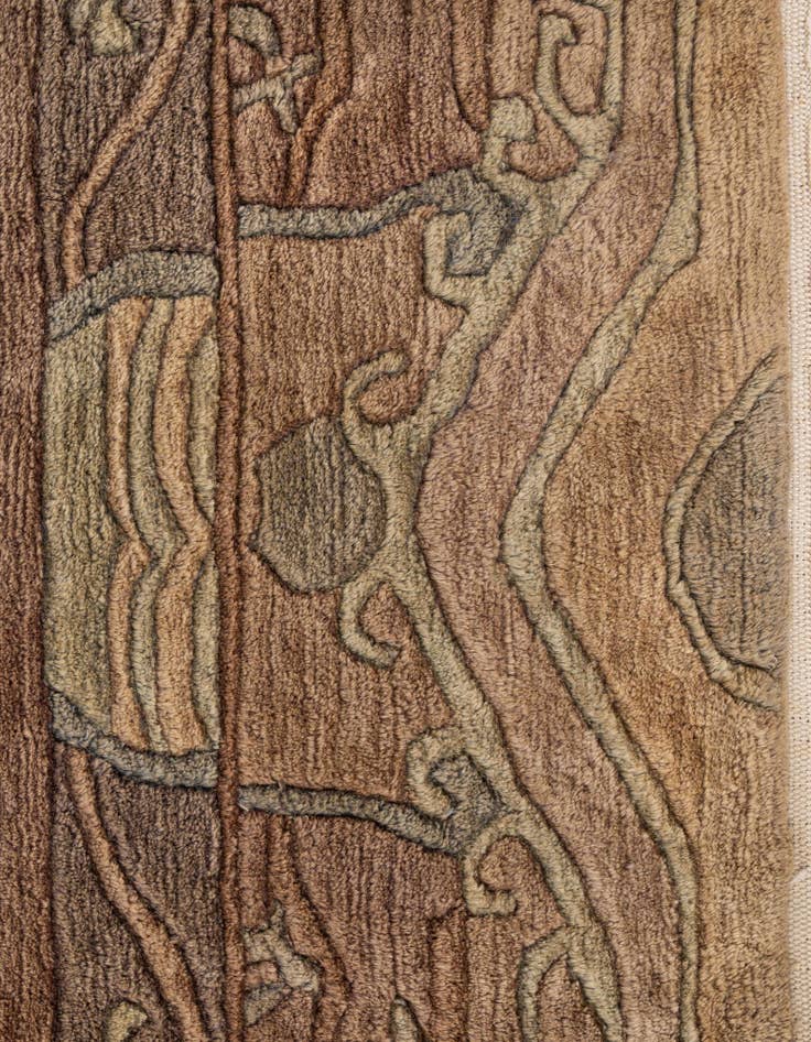 Detail image of  8' 3 x 11' 2  Hand Knotted Tibet Wool Rug