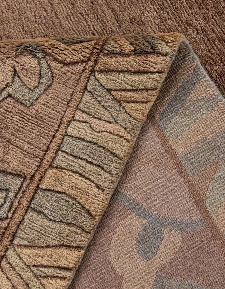 Detail image of  8' 3 x 11' 2  Hand Knotted Tibet Wool Rug