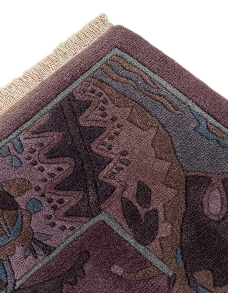 Detail image of  6' 9 x 10' 2  Hand Knotted Tibet Wool Rug