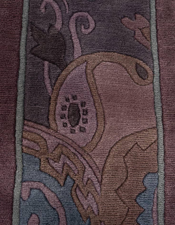 Detail image of  6' 9 x 10' 2  Hand Knotted Tibet Wool Rug