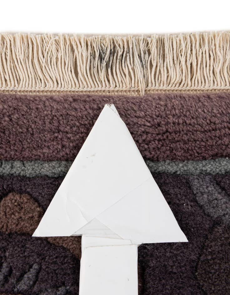 Detail image of  6' 9 x 10' 2  Hand Knotted Tibet Wool Rug