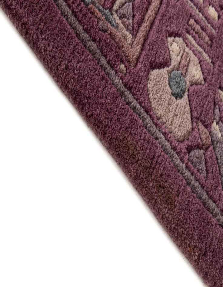 Detail image of  5' 9 x 8' 1  Hand Knotted Tibet Wool Rug