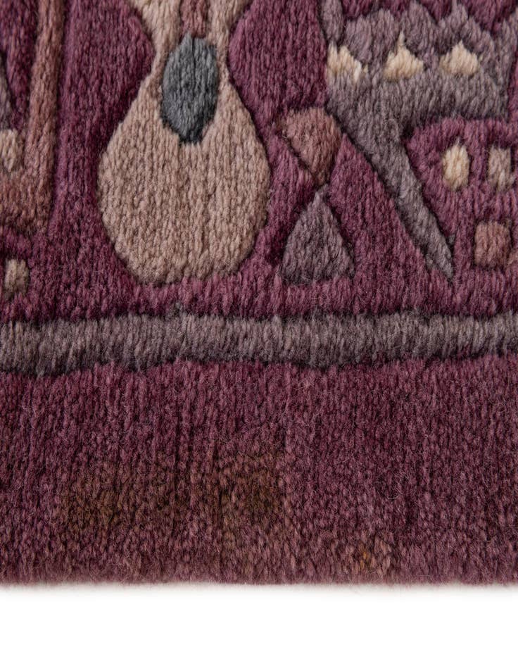 Detail image of  5' 9 x 8' 1  Hand Knotted Tibet Wool Rug
