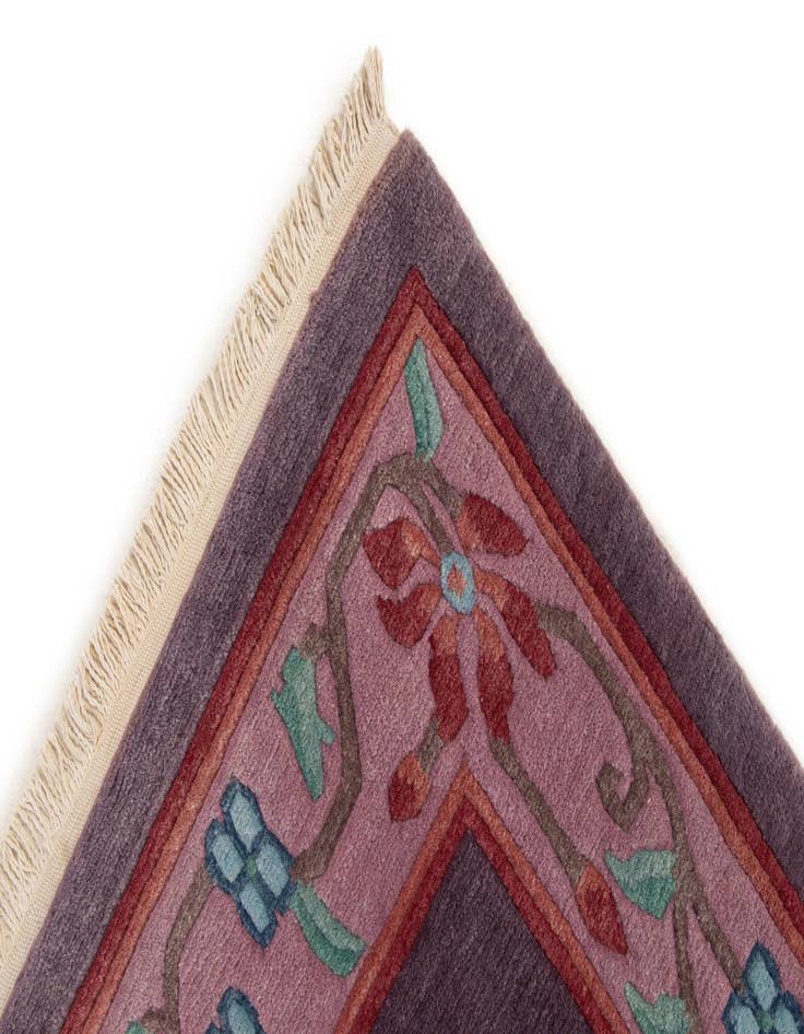 Detail image of  5' 9 x 8' 1  Hand Knotted Tibet Wool Rug