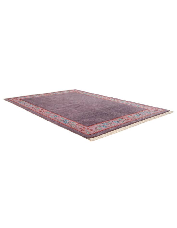 Detail image of  5' 9 x 8' 1  Hand Knotted Tibet Wool Rug