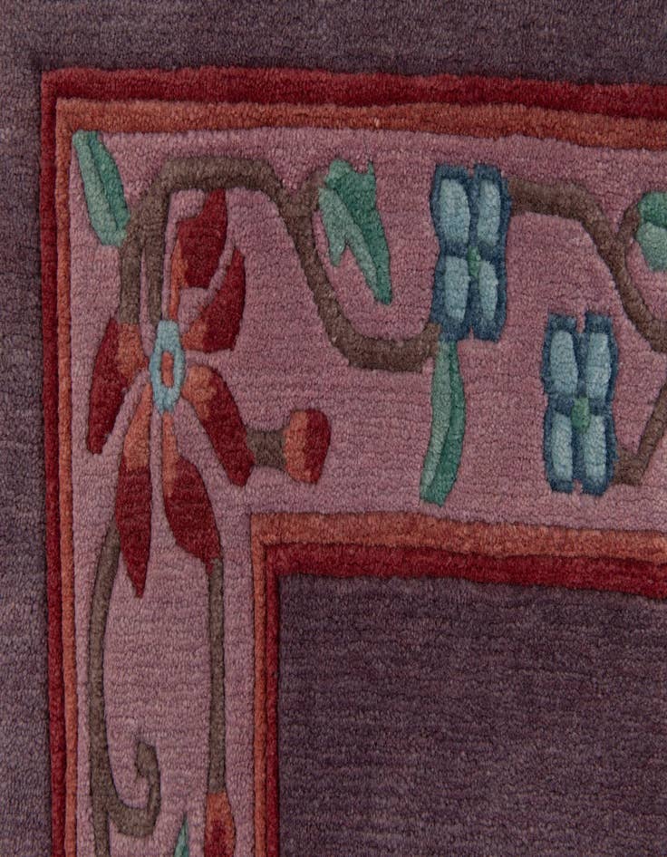 Detail image of  5' 9 x 8' 1  Hand Knotted Tibet Wool Rug