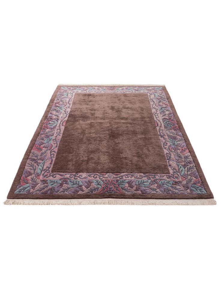 Detail image of  5' 7 x 7' 5  Hand Knotted Tibet Wool Rug