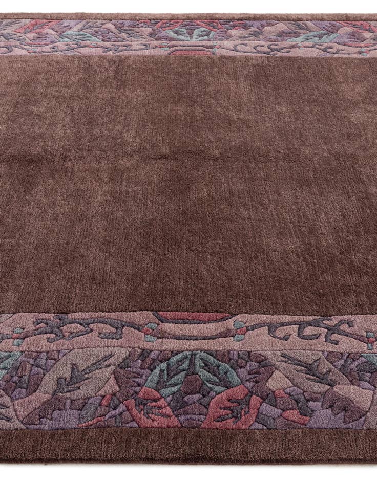 Detail image of  5' 7 x 7' 5  Hand Knotted Tibet Wool Rug