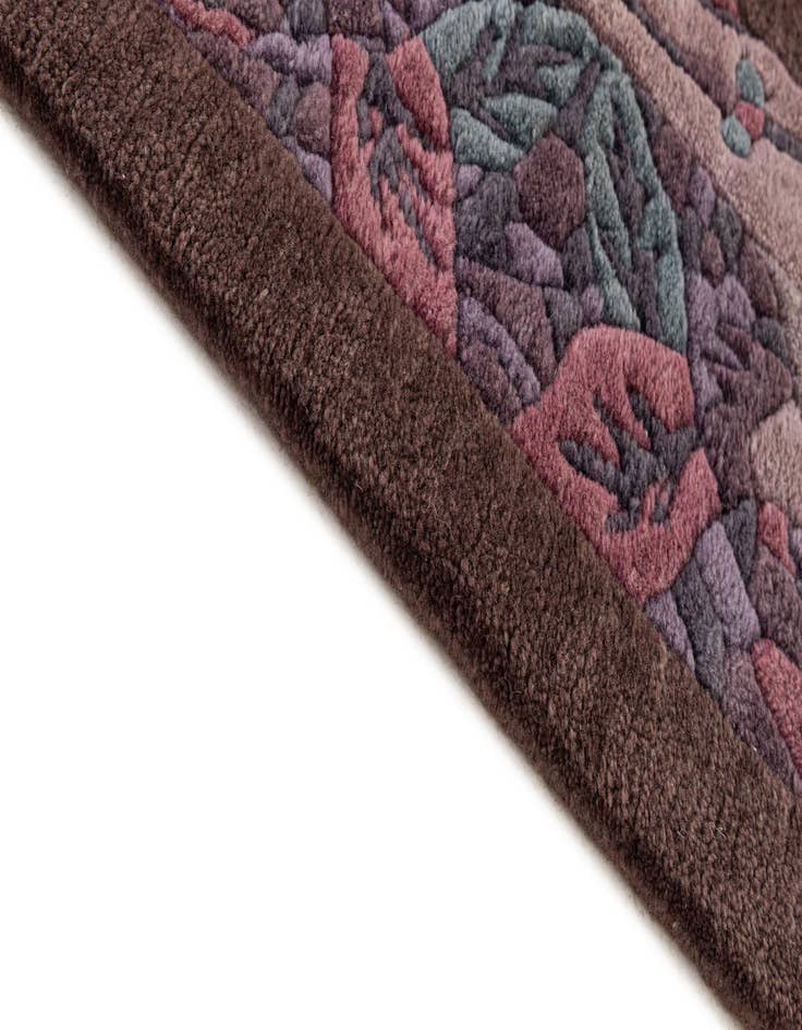 Detail image of  5' 7 x 7' 5  Hand Knotted Tibet Wool Rug