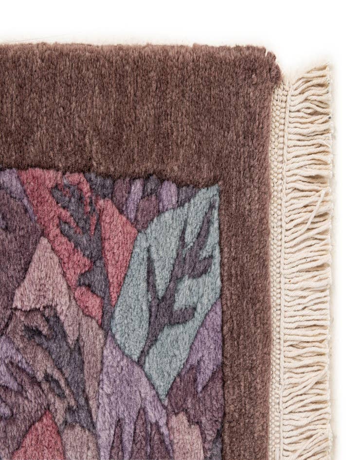 Detail image of  5' 7 x 7' 5  Hand Knotted Tibet Wool Rug
