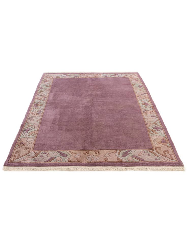 Detail image of  5' 7 x 7' 8  Hand Knotted Tibet Wool Rug