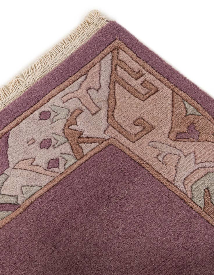 Detail image of  5' 7 x 7' 8  Hand Knotted Tibet Wool Rug