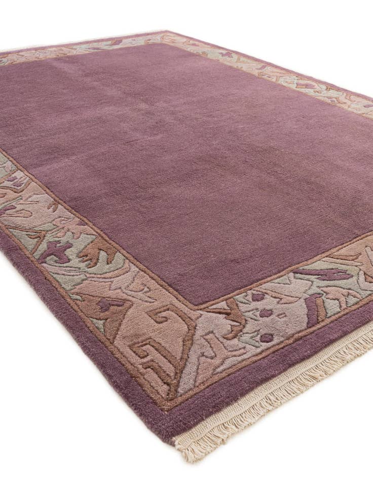 Detail image of  5' 7 x 7' 8  Hand Knotted Tibet Wool Rug