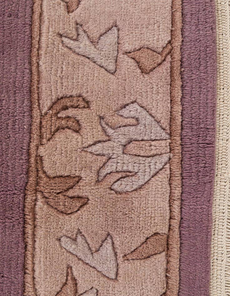 Detail image of  5' 7 x 7' 8  Hand Knotted Tibet Wool Rug