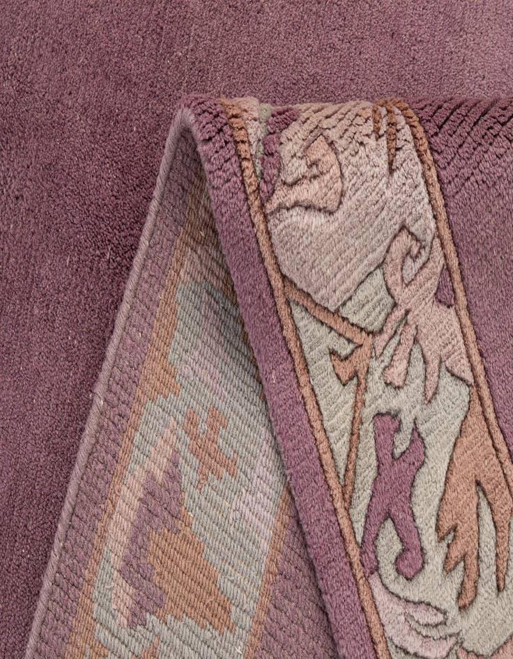 Detail image of  5' 7 x 7' 8  Hand Knotted Tibet Wool Rug