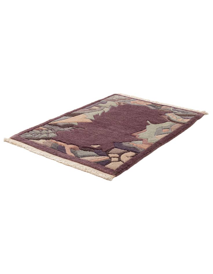 Detail image of  2' 1 x 3'  Hand Knotted Tibet Wool Rug