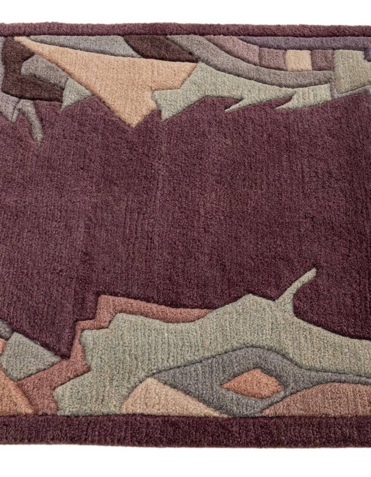 Detail image of  2' 1 x 3'  Hand Knotted Tibet Wool Rug