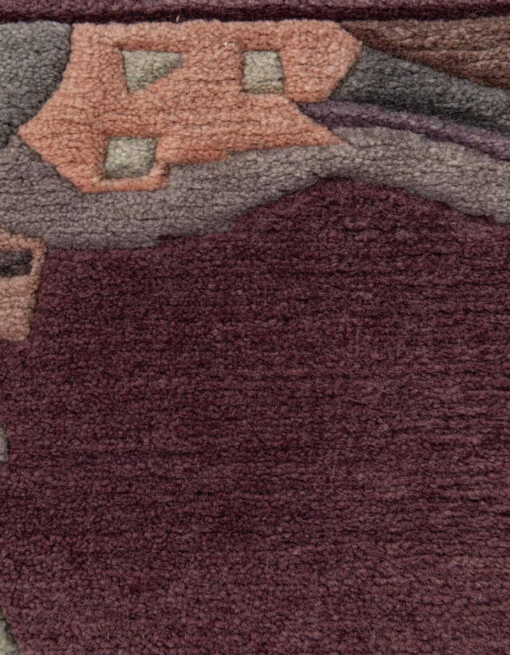 Detail image of  2' 1 x 3'  Hand Knotted Tibet Wool Rug