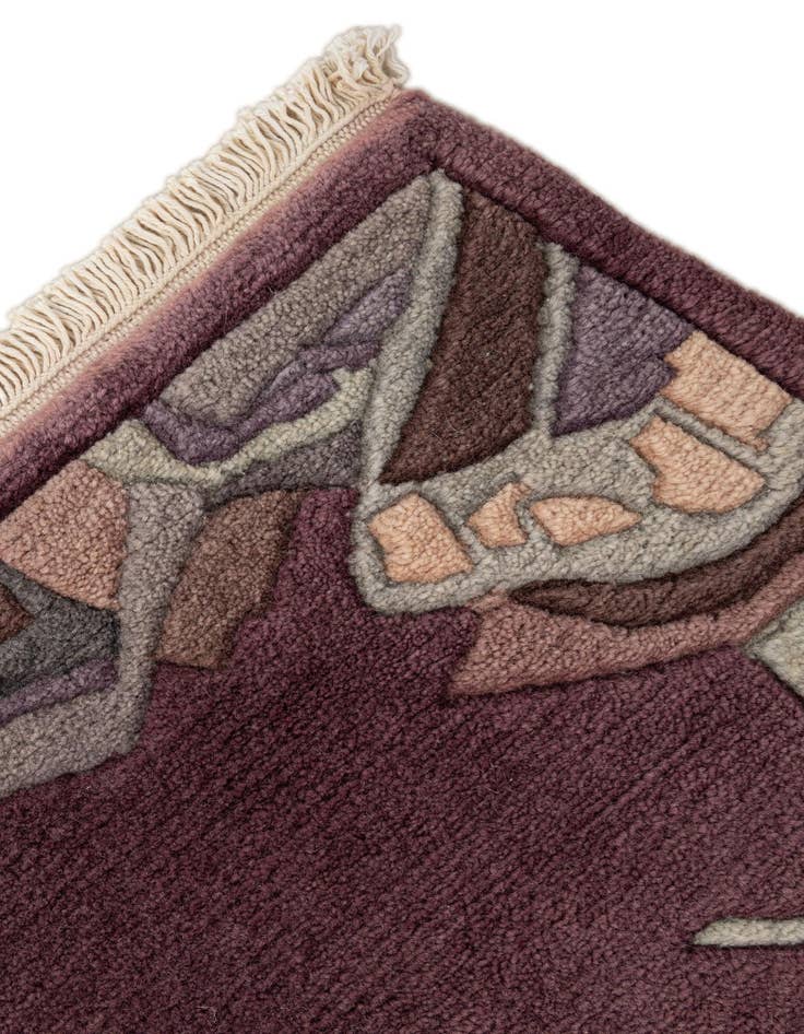 Detail image of  2' 1 x 3'  Hand Knotted Tibet Wool Rug