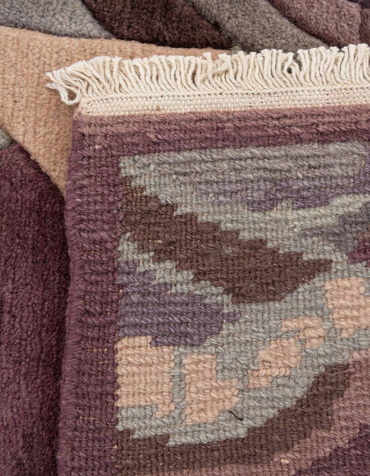 Detail image of  2' 1 x 3'  Hand Knotted Tibet Wool Rug