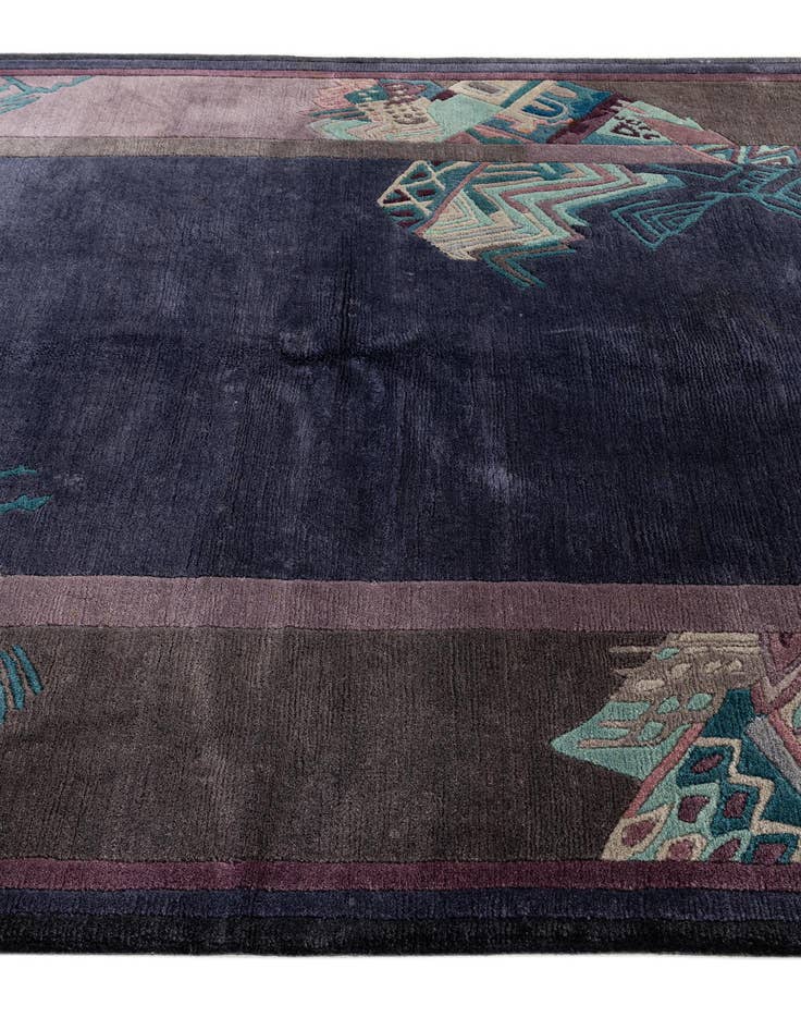 Detail image of  5' 7 x 7' 9  Hand Knotted Tibet Wool Rug