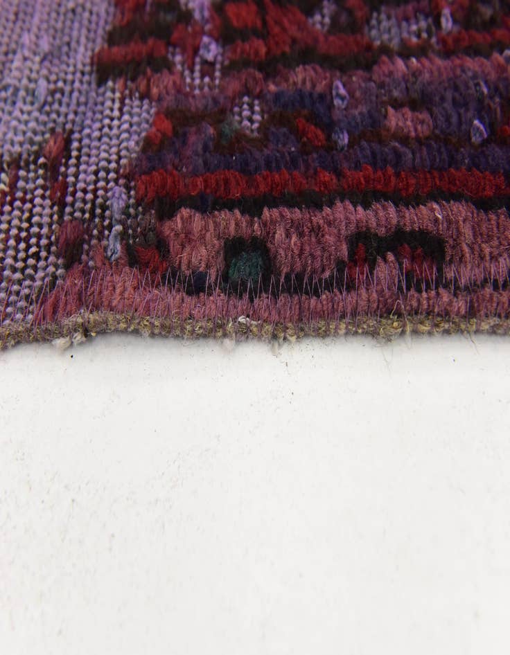 Detail image of  6' 5 x 8'  Hand Knotted Ultra Vintage Persian Wool Rug