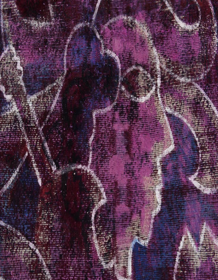 Detail image of  3' 10 x 6'  Hand Knotted Ultra Vintage Persian Wool Rug