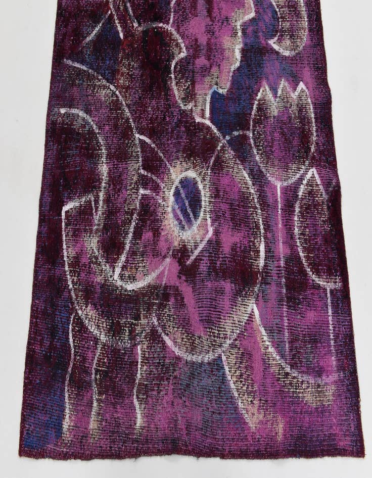 Detail image of  3' 10 x 6'  Hand Knotted Ultra Vintage Persian Wool Rug