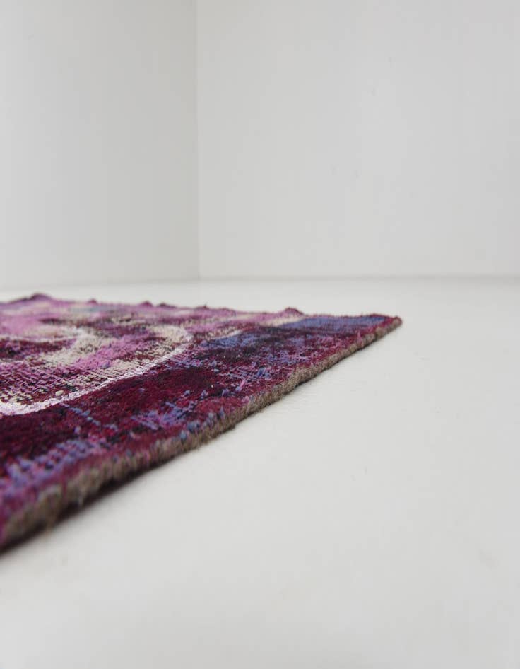 Detail image of  3' 10 x 6'  Hand Knotted Ultra Vintage Persian Wool Rug