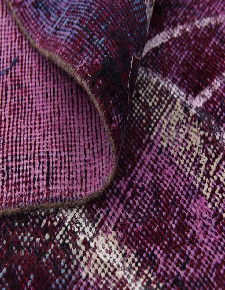 Detail image of  3' 10 x 6'  Hand Knotted Ultra Vintage Persian Wool Rug