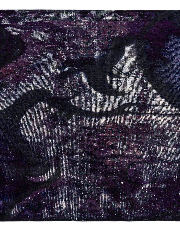 Detail image of  3' 7 x 4' 7  Hand Knotted Ultra Vintage Persian Wool Rug