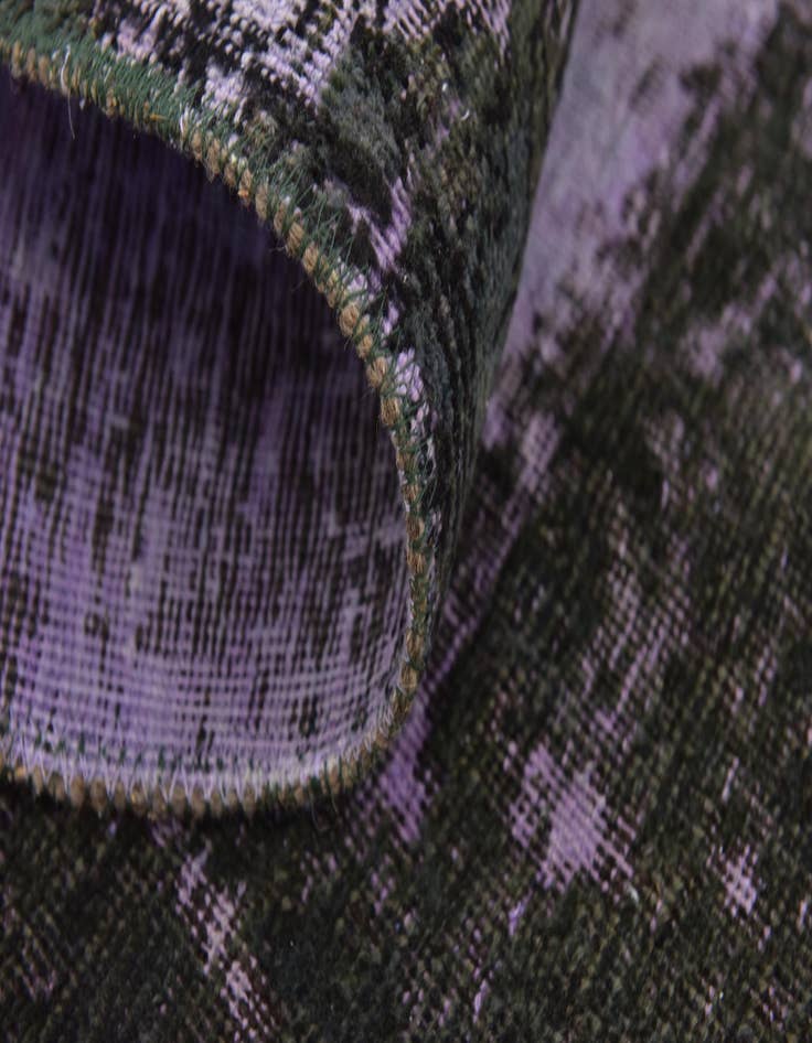 Detail image of  5' 9 x 8' 9  Hand Knotted Ultra Vintage Persian Wool Rug