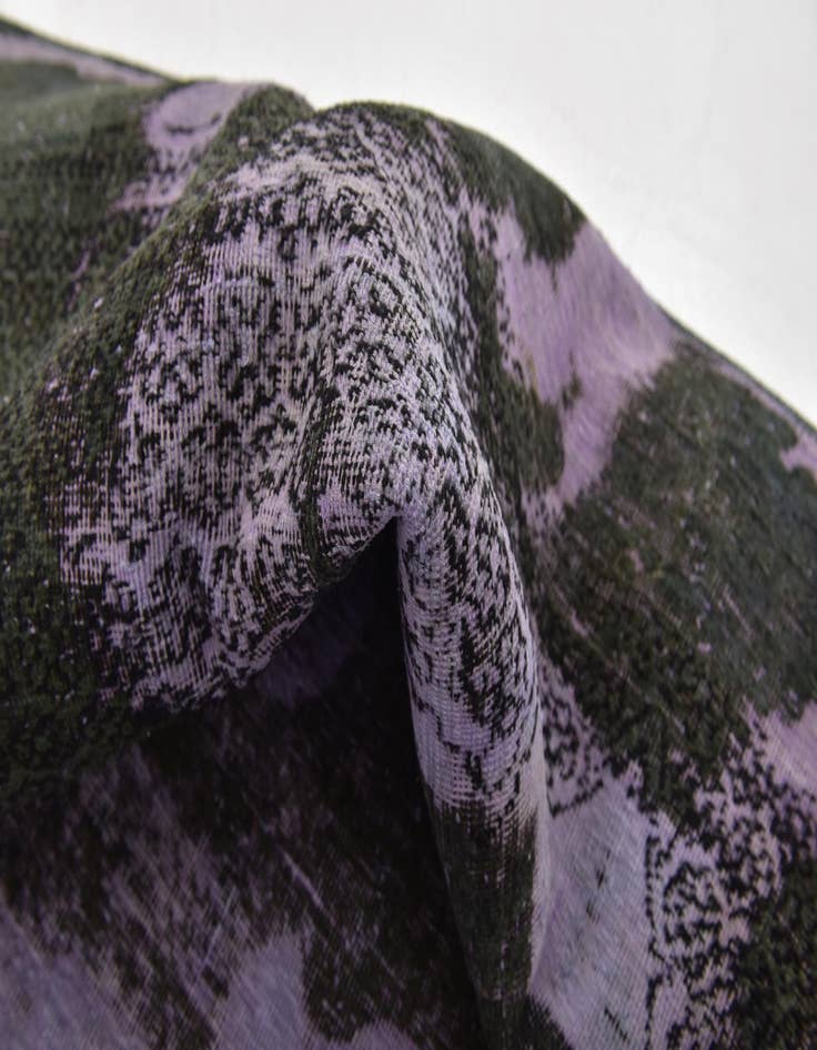 Detail image of  5' 9 x 8' 9  Hand Knotted Ultra Vintage Persian Wool Rug