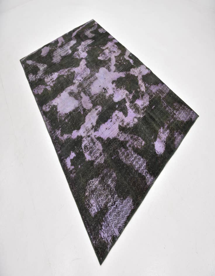 Detail image of  5' 9 x 8' 9  Hand Knotted Ultra Vintage Persian Wool Rug