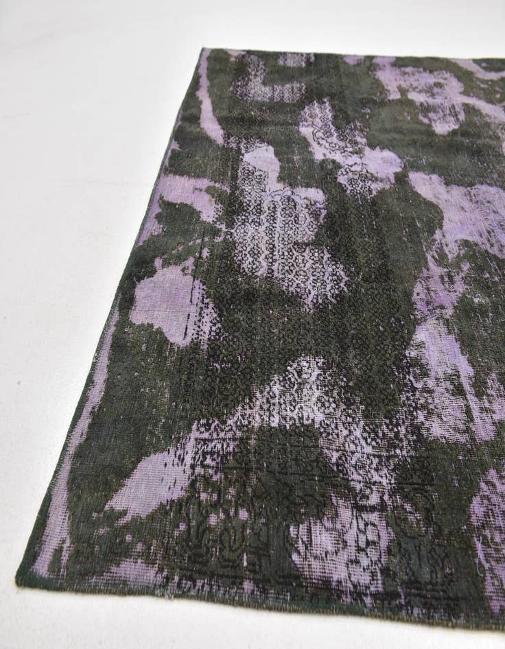 Detail image of  5' 9 x 8' 9  Hand Knotted Ultra Vintage Persian Wool Rug