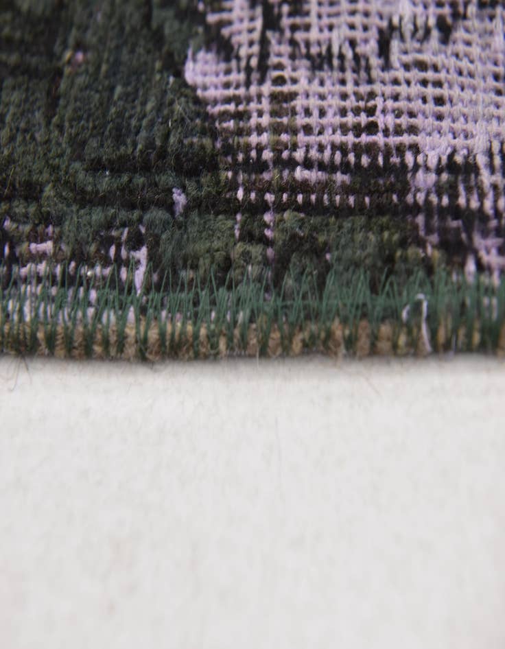 Detail image of  5' 9 x 8' 9  Hand Knotted Ultra Vintage Persian Wool Rug