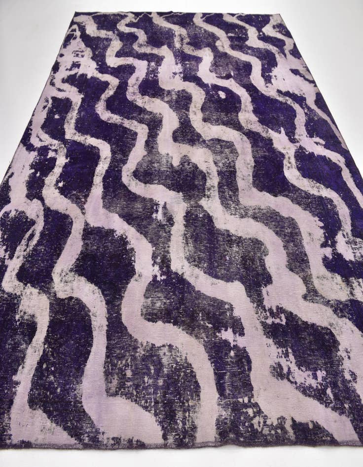 Detail image of  9' 3 x 11' 4  Hand Knotted Ultra Vintage Persian Wool Rug