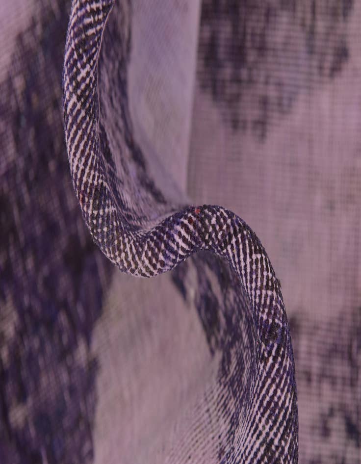 Detail image of  7' x 9'  Hand Knotted Ultra Vintage Persian Wool Rug