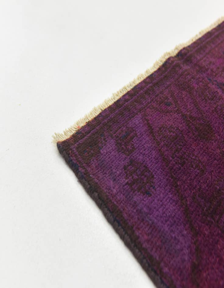 Detail image of  2' 7 x 4' 2  Hand Knotted Ultra Vintage Persian Wool Rug