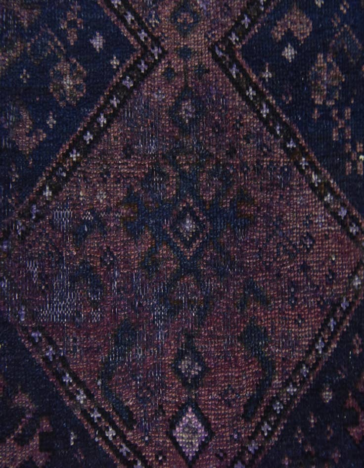 Detail image of  3' 9 x 5' 7  Hand Knotted Ultra Vintage Persian Wool Rug